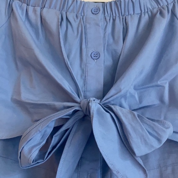 Miami blue off the shoulder sundress - Picture 2 of 3